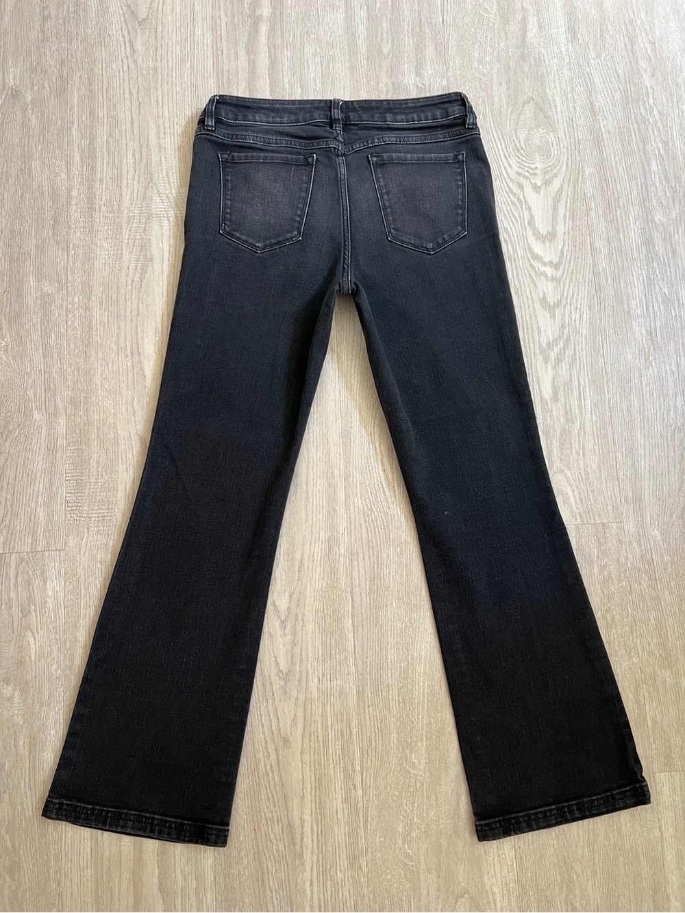 prAna Geneva Bootcut Jeans Womens 8/29 Short Black Organic Cotton Stretch Denim - Picture 3 of 10